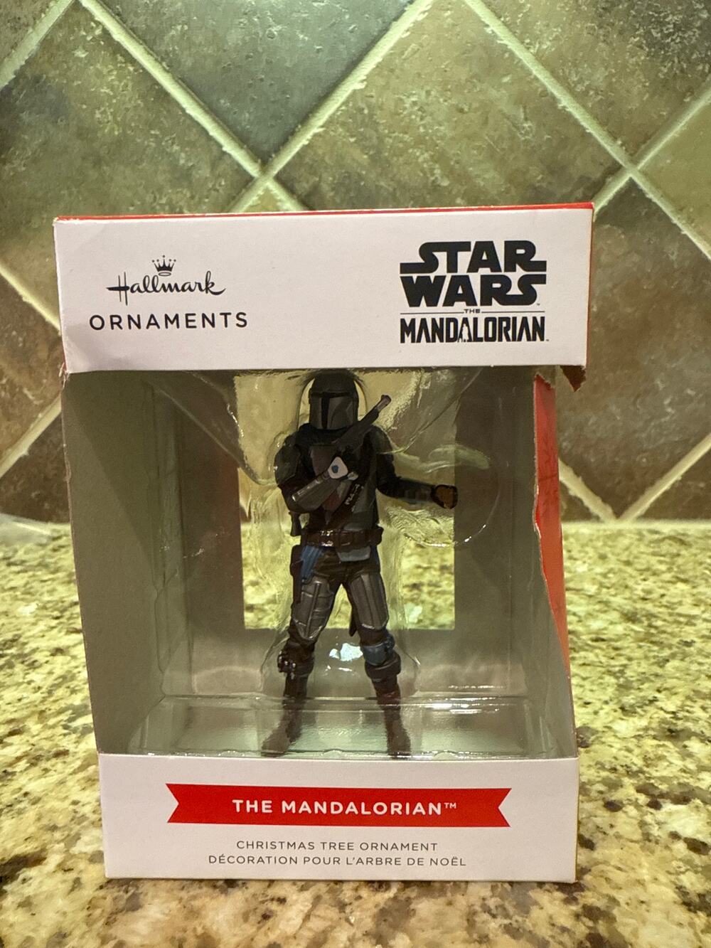 Hallmark Christmas Ornament Keepsake Mandalorian Star Wars Collection Red Box